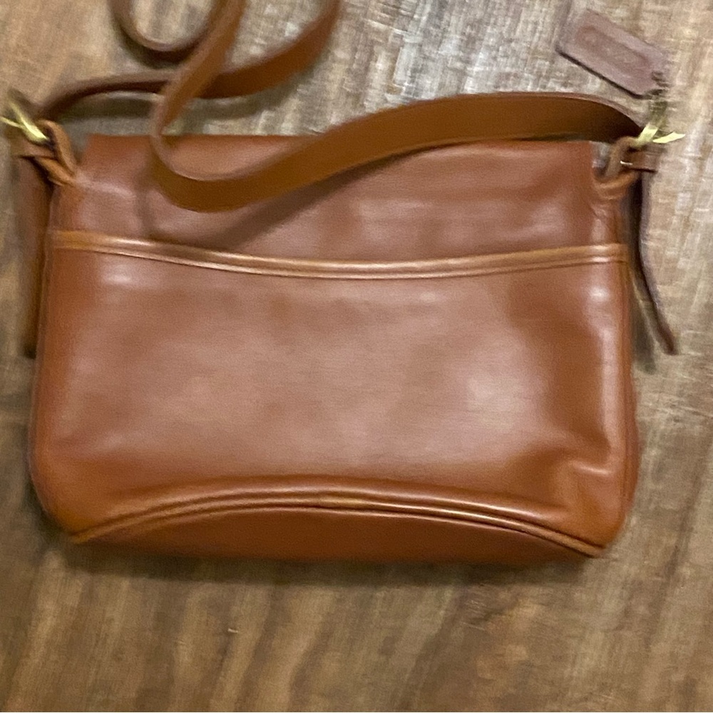 Vintage Coach Fletcher Purse Shoulder Bag Legacy Brown Leather 11x7x4 J7M 4150 - Picture 7 of 11